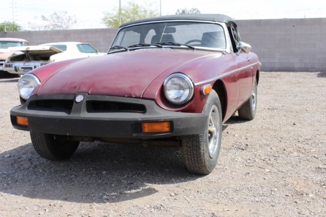 1978 Maroon MG Other Convertible