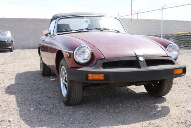 1978 Maroon MG Other Convertible