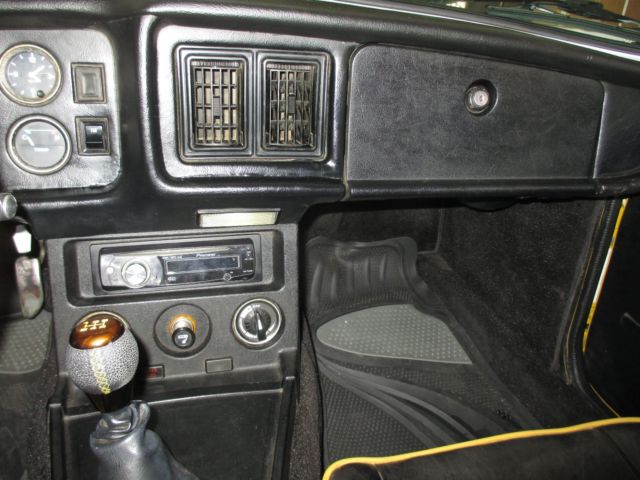 1978 Inca Yellow MG MGB Convertible