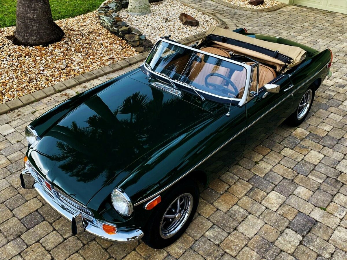 1978 Green MG MGB Convertible