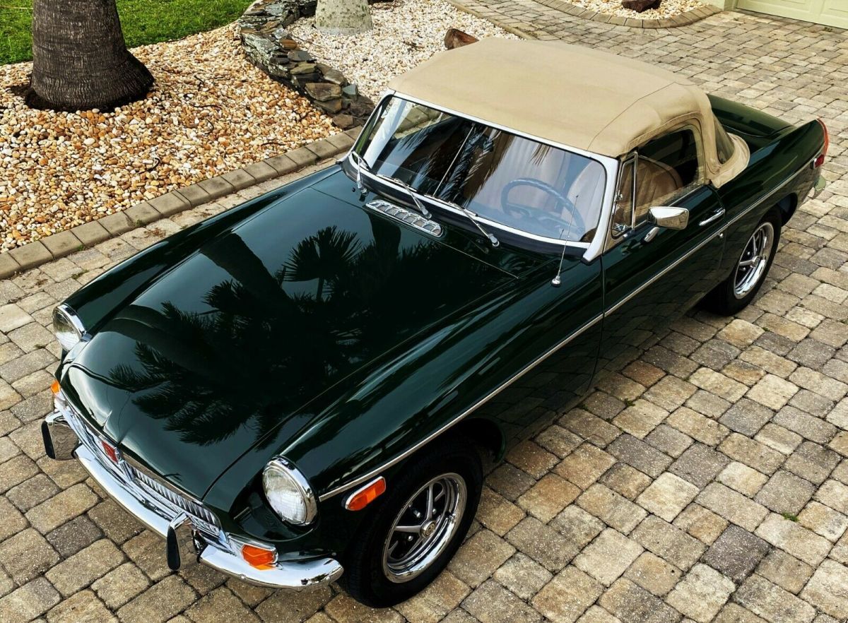1978 Green MG MGB Convertible