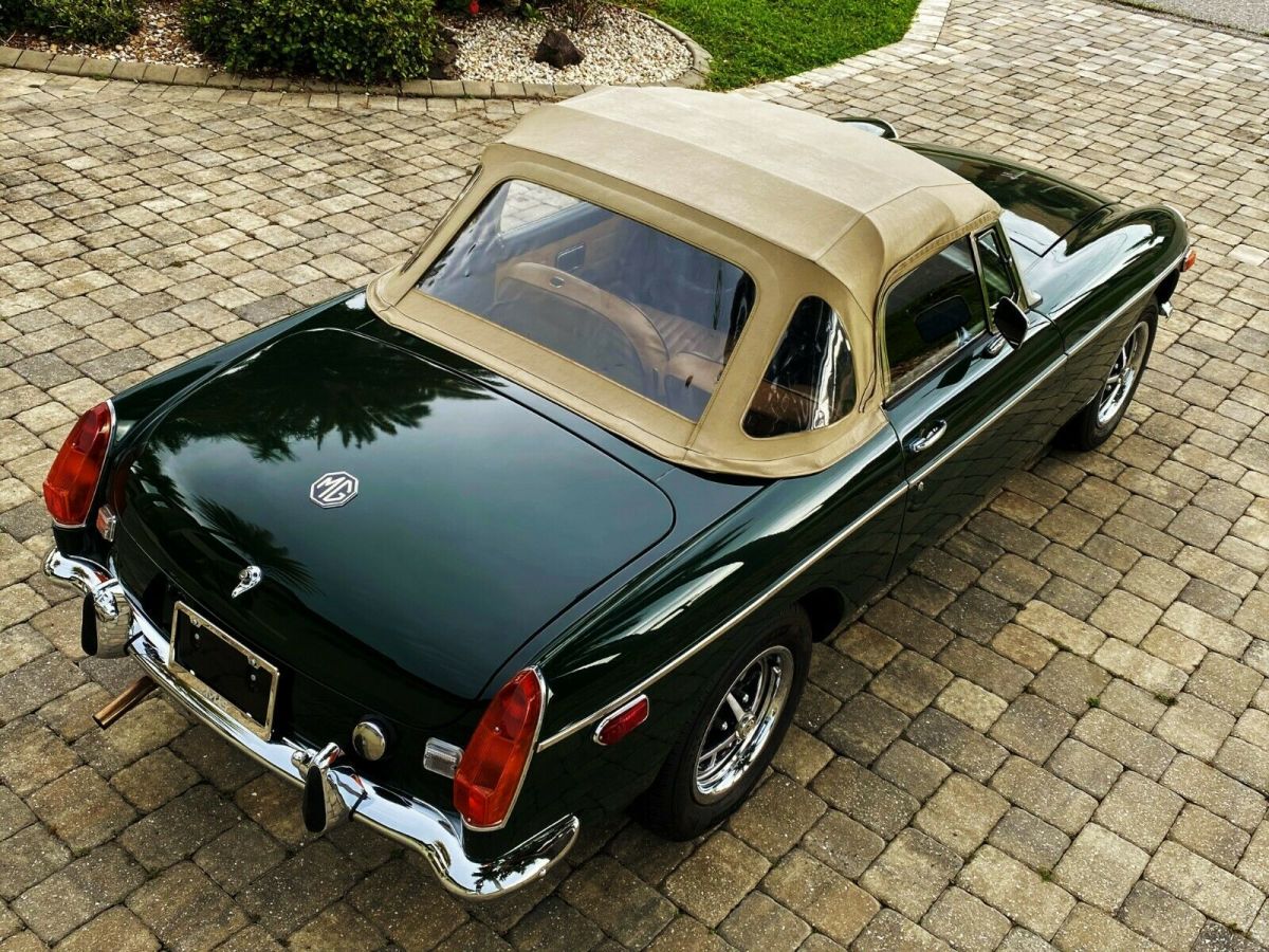 1978 Green MG MGB Convertible