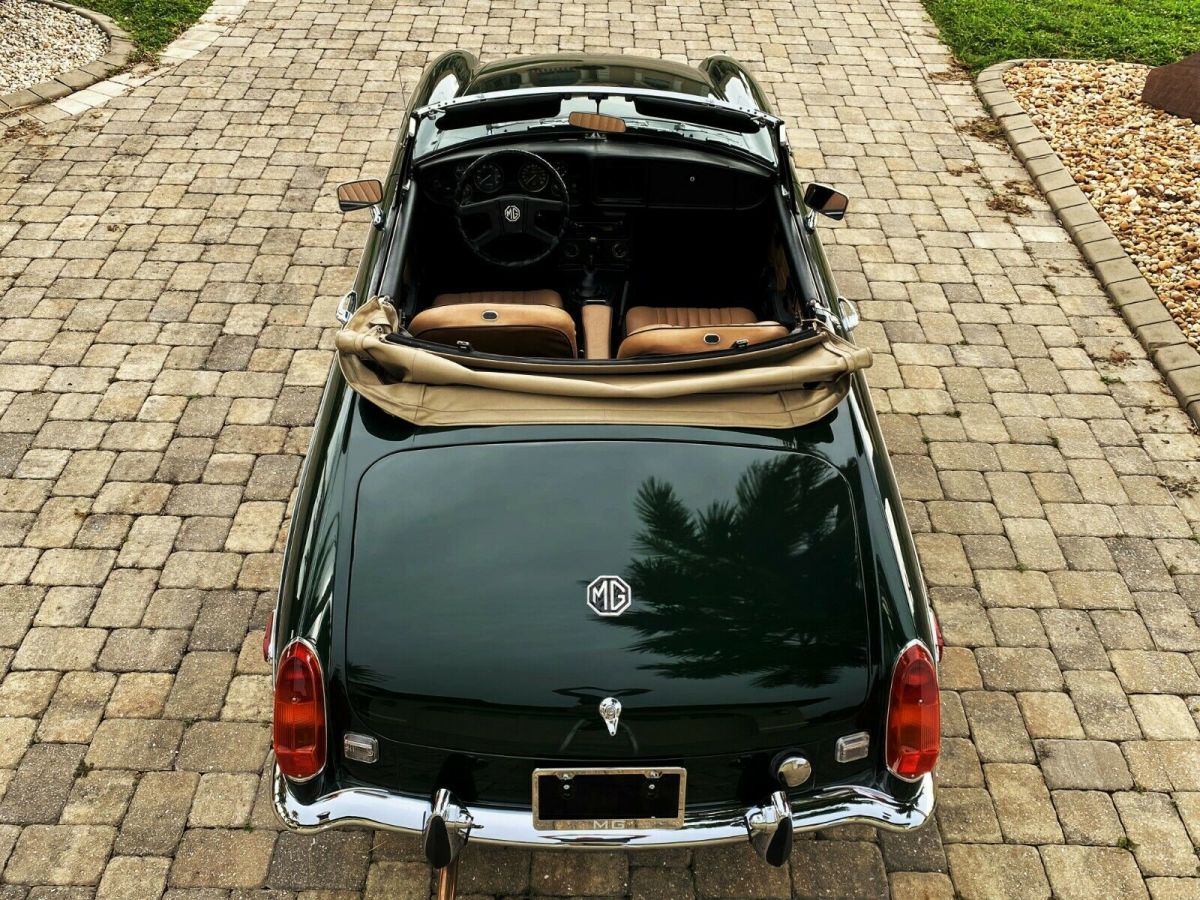 1978 Green MG MGB Convertible