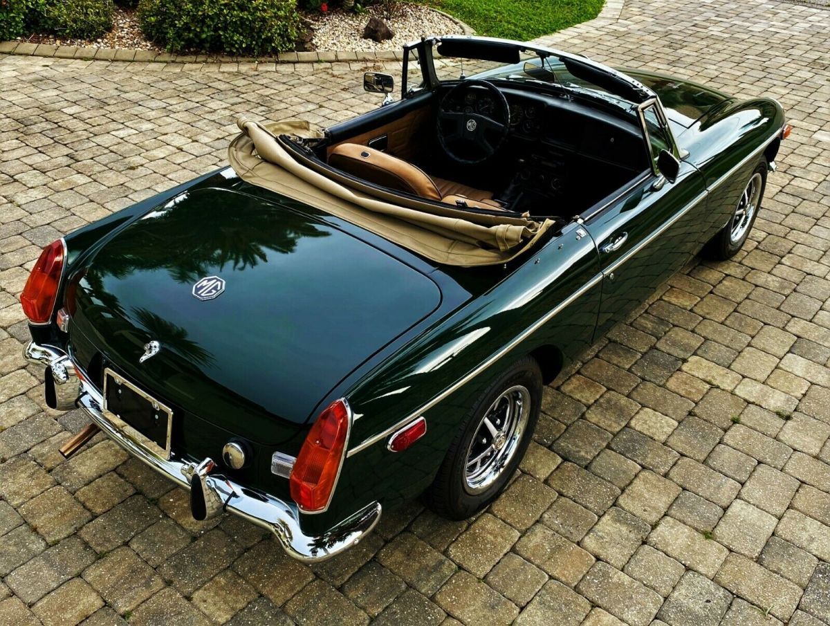 1978 Green MG MGB Convertible