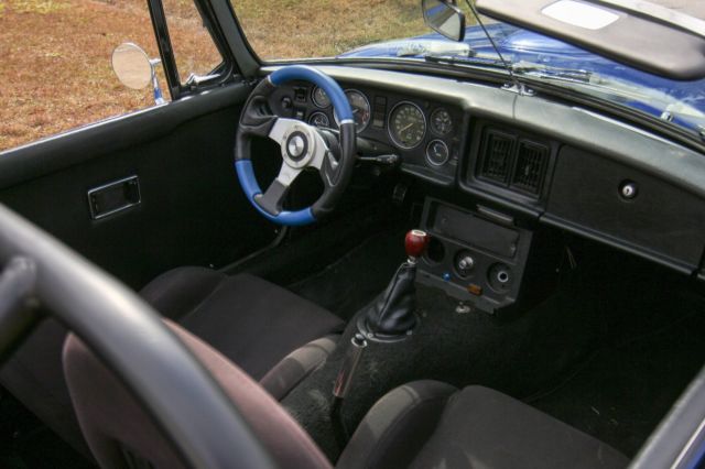 1978 Blue MG MGB Convertible