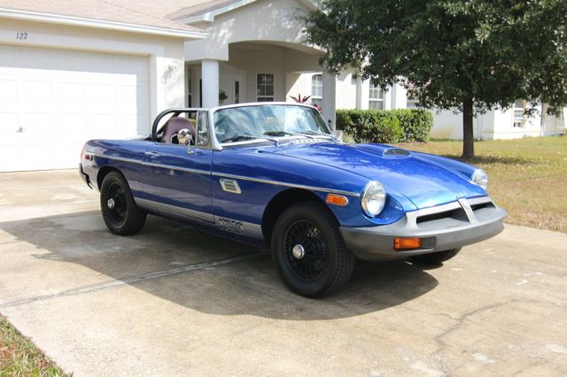1978 Blue MG MGB Convertible