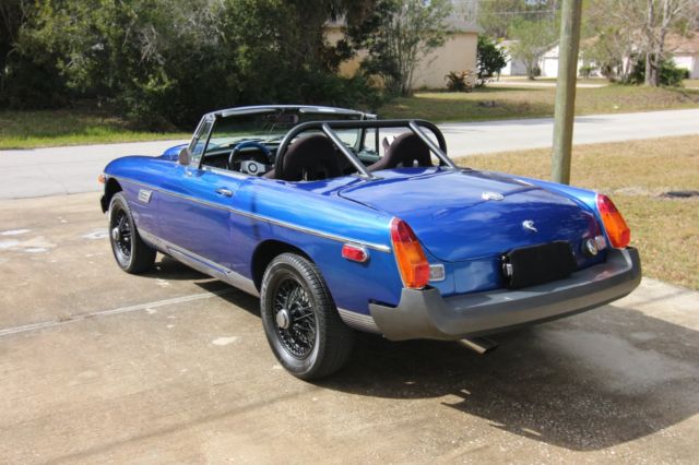 1978 Blue MG MGB Convertible
