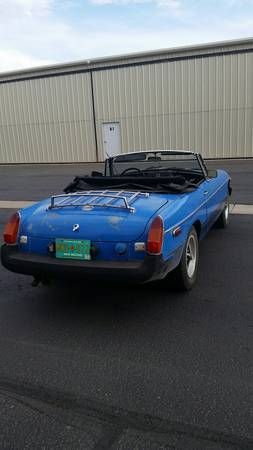 1978 Blue MG MGB Convertible
