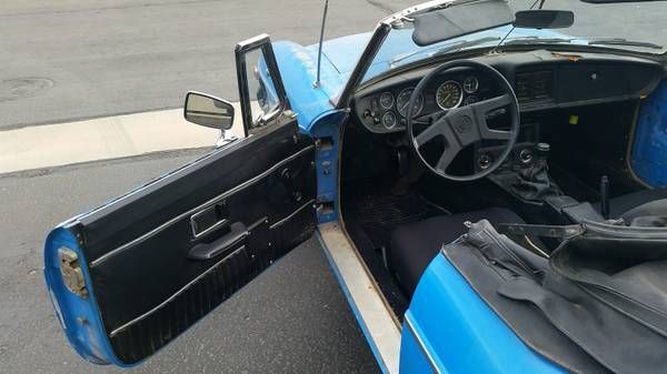 1978 Blue MG MGB Convertible