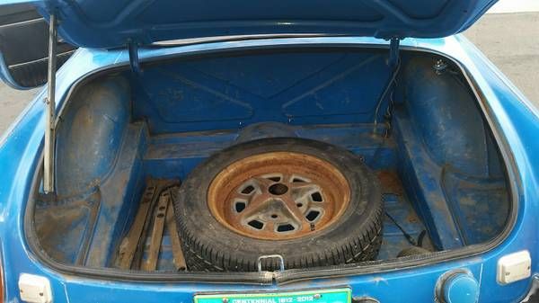 1978 Blue MG MGB Convertible