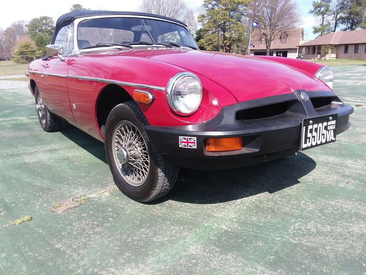 1978 Red MG MGB