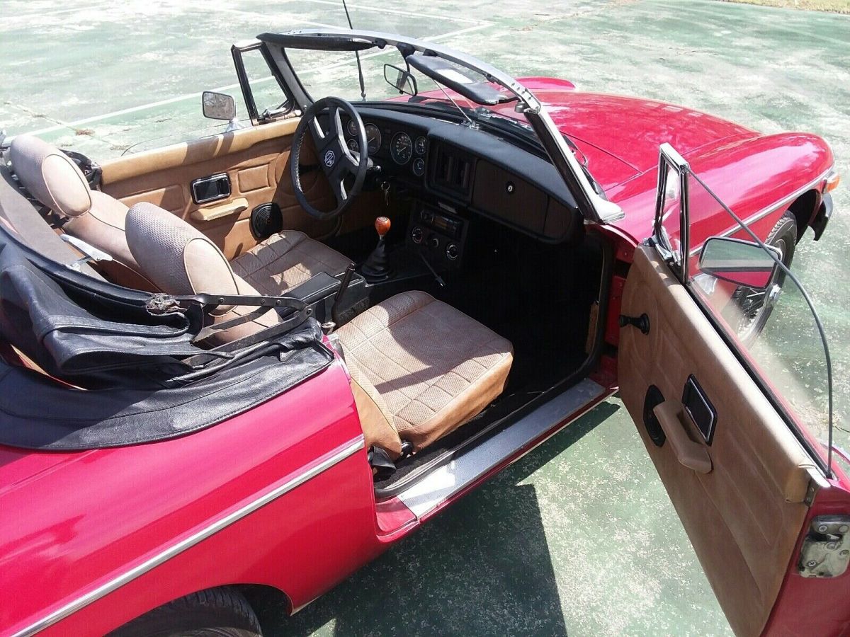 1978 Red MG MGB