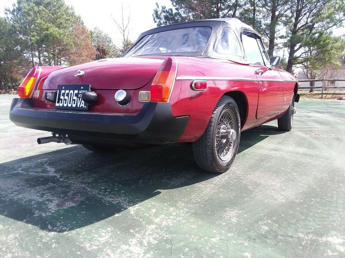 1978 Red MG MGB