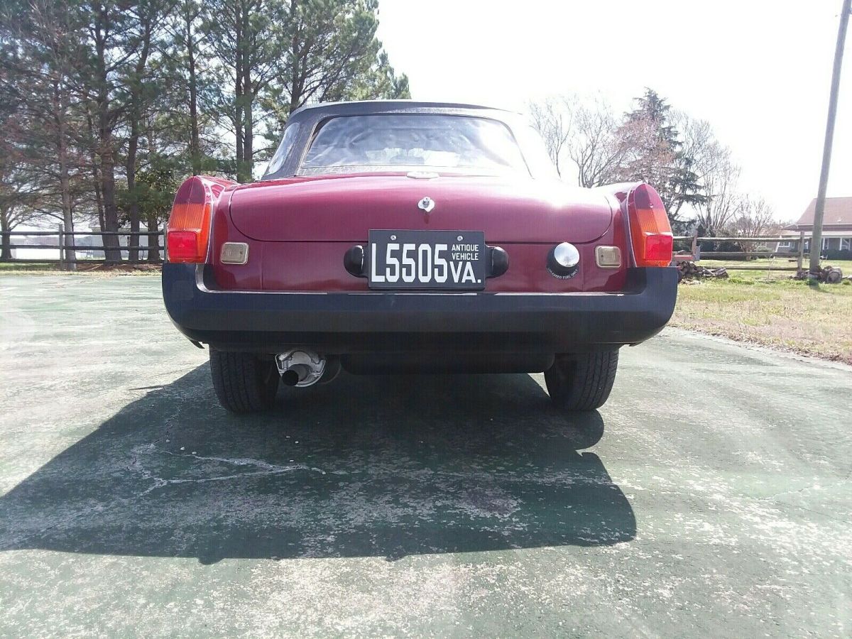 1978 Red MG MGB