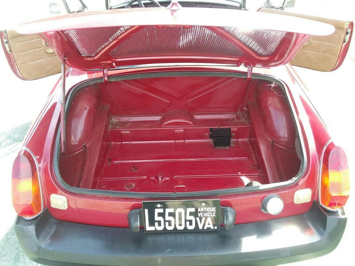 1978 Red MG MGB