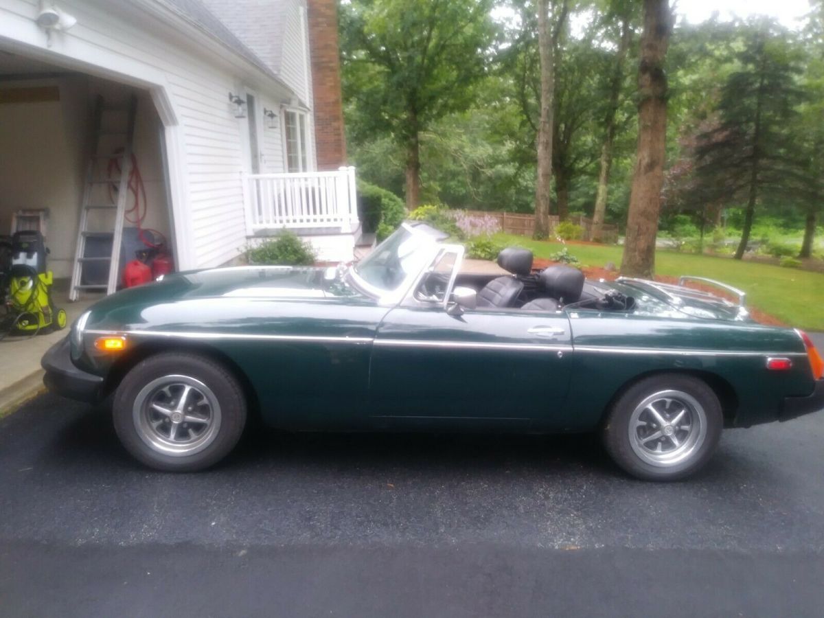 1978 Green MG MGB Convertible