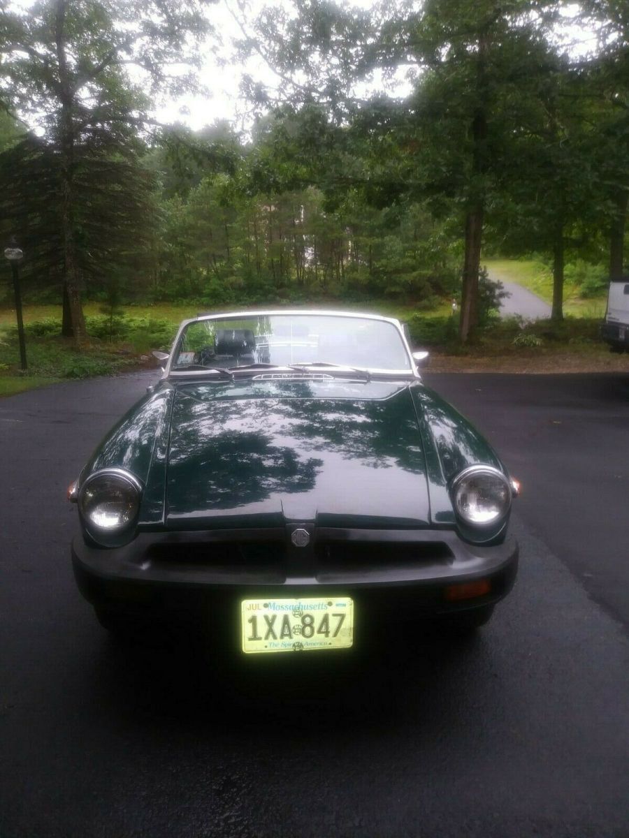 1978 Green MG MGB Convertible