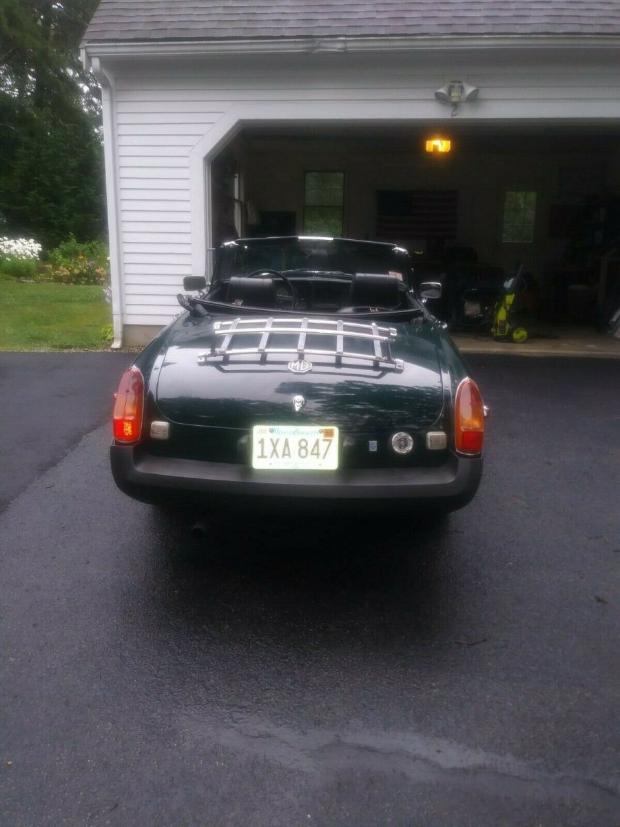1978 Green MG MGB Convertible