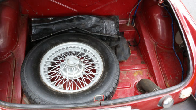 1978 Red MG MGB Convertible