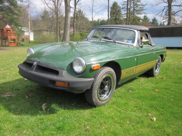 1978 Metallic Green MG MGB Convertible