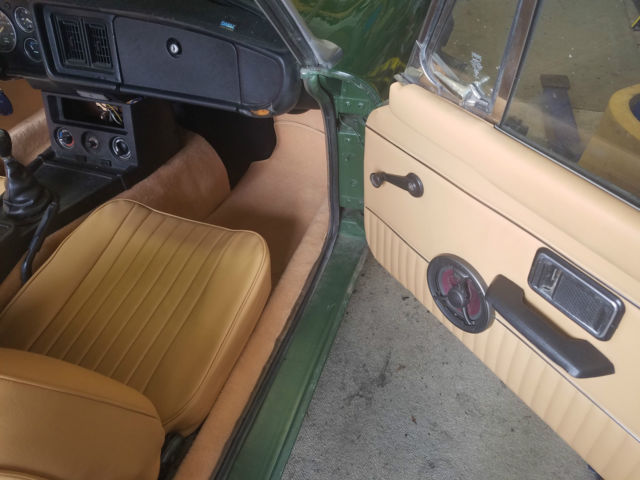 1978 Metallic Green MG MGB Convertible