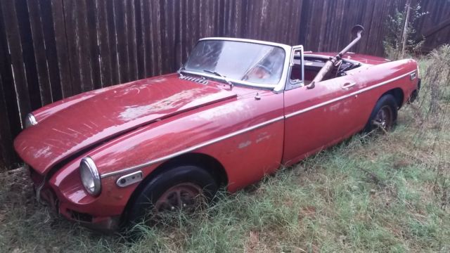 1978 Red MG MGB