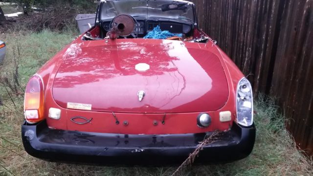 1978 Red MG MGB