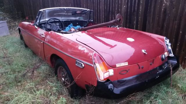 1978 Red MG MGB
