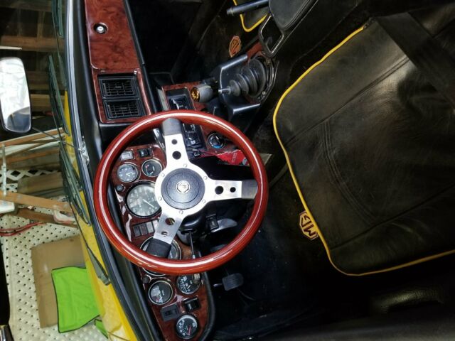 1978 Yellow MG MGB Convertible