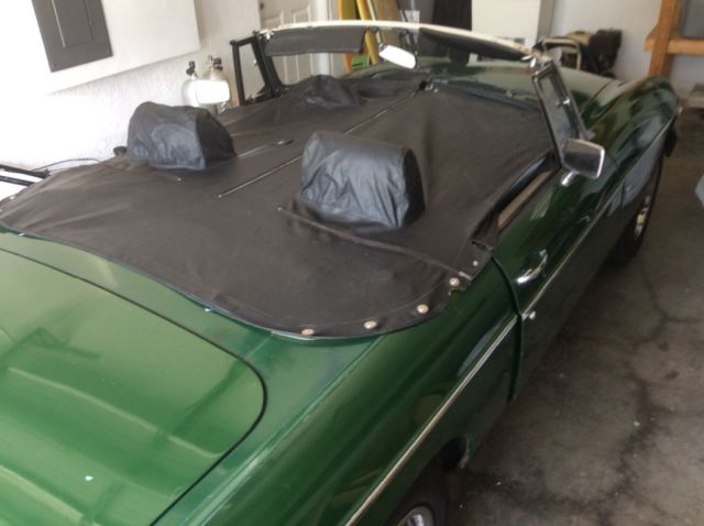 1978 Brooklyn green MG MGB Convertible