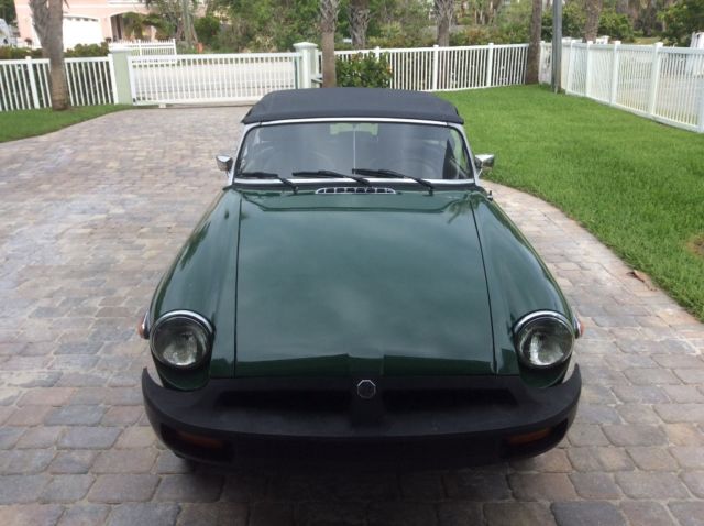 1978 Brooklyn green MG MGB Convertible