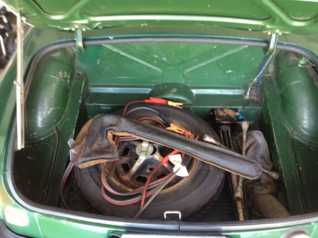 1978 Brooklyn green MG MGB Convertible