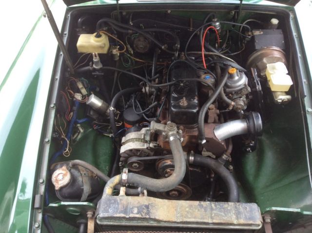 1978 Brooklyn green MG MGB Convertible