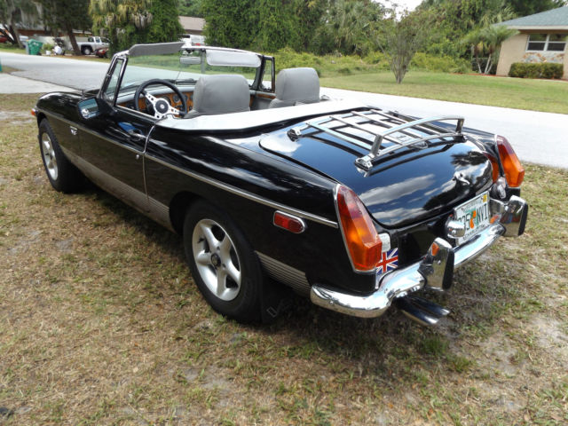 1978 Black MG MGB Convertible