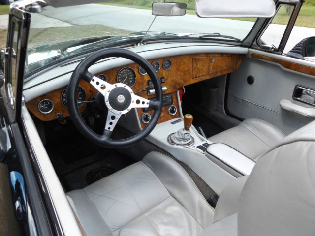 1978 Black MG MGB Convertible