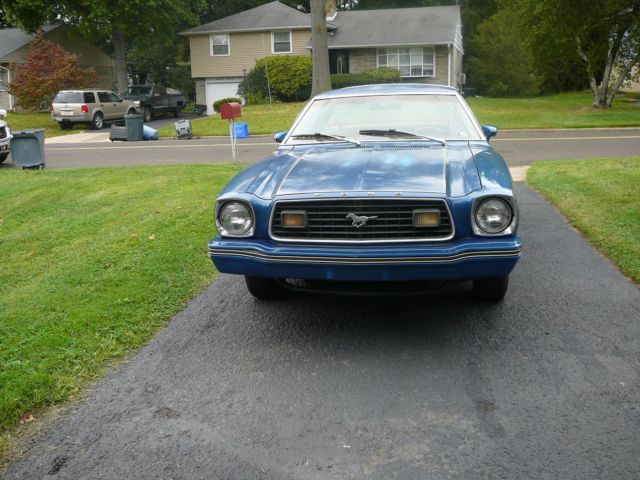 1978 Blue Ford Mustang Coupe
