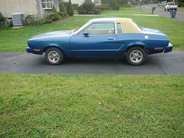1978 Blue Ford Mustang Coupe