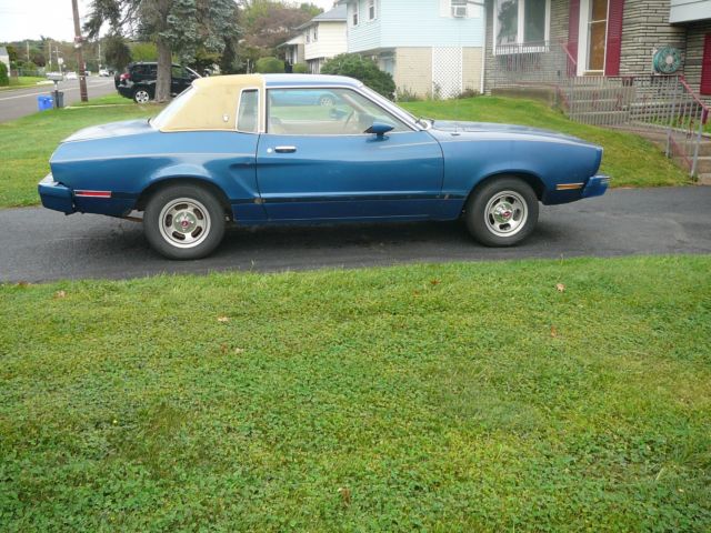 1978 Blue Ford Mustang Coupe