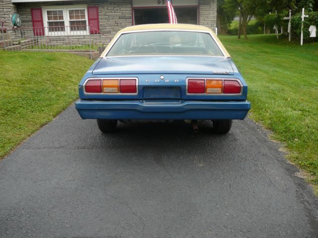 1978 Blue Ford Mustang Coupe