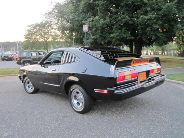 1978 Black Ford Mustang Hatchback