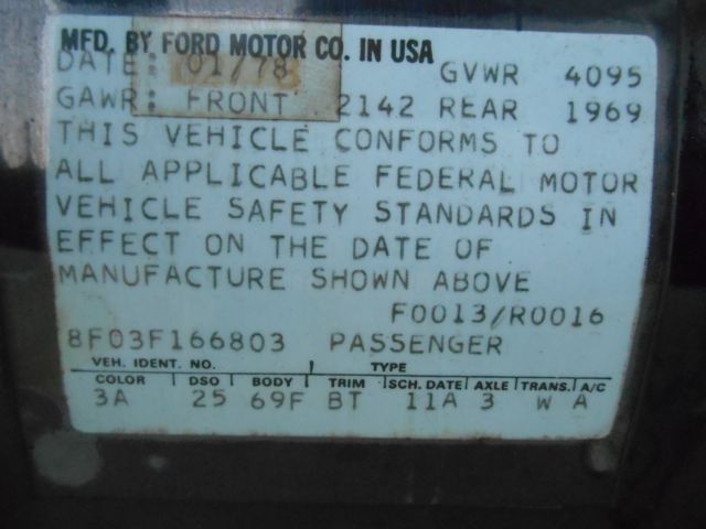 1978 Ford Mustang