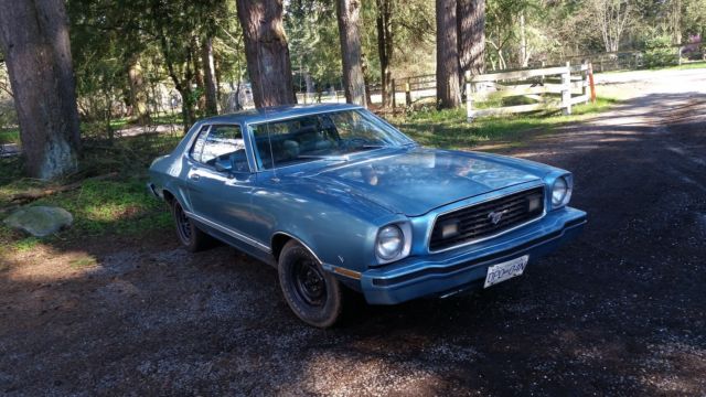1978 Blue Ford Mustang Coupe