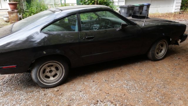 1978 Black Ford Mustang Hatchback