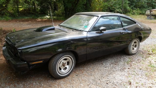 1978 Black Ford Mustang Hatchback