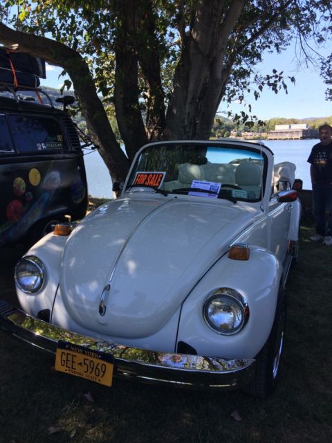 1978 White Volkswagen Beetle - Classic Convertible