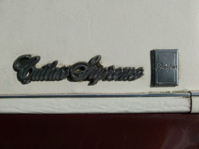 1978 Burgundy Oldsmobile Cutlass