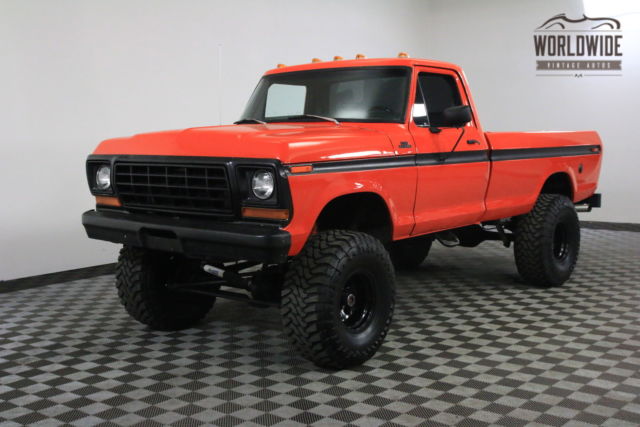 1978 Orange Ford F150