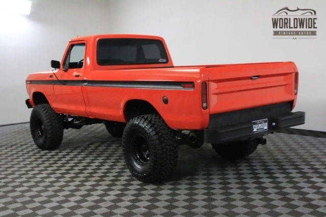 1978 Orange Ford F150