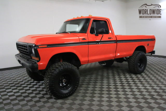 1978 Orange Ford F150