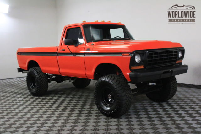 1978 Orange Ford F150